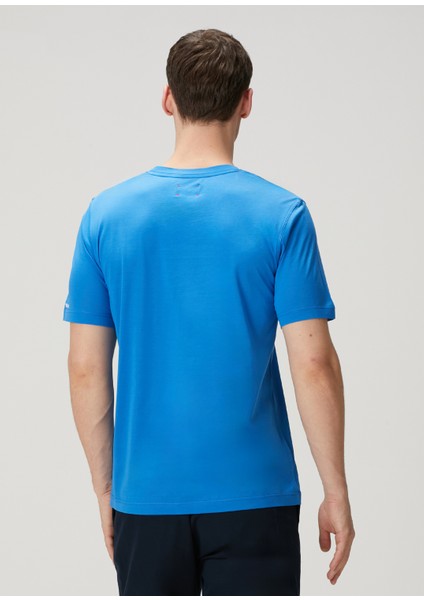 Açık Mavi Logo Nakışlı T-Shirt fırsatları