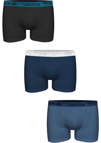 Premium Çok Renkli 3lü Boxer Seti