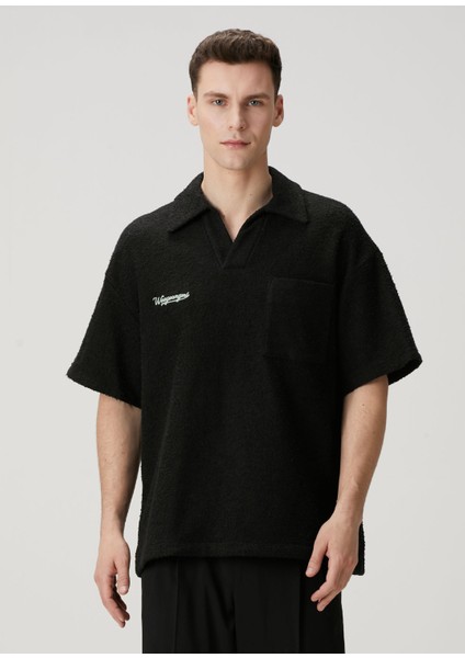 Siyah Polo T-Shirt