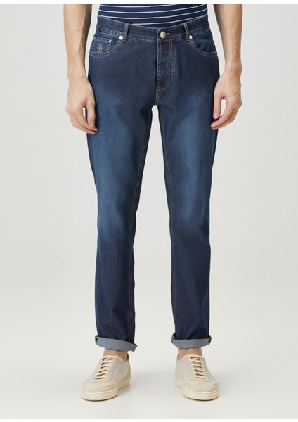 Lacivert Jean Pantolon