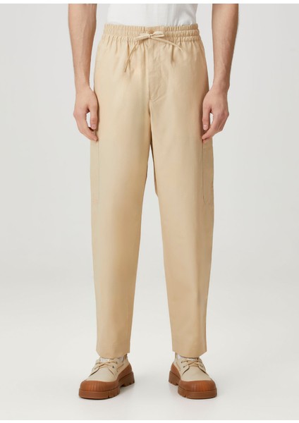 Bej Kargo Pantolon