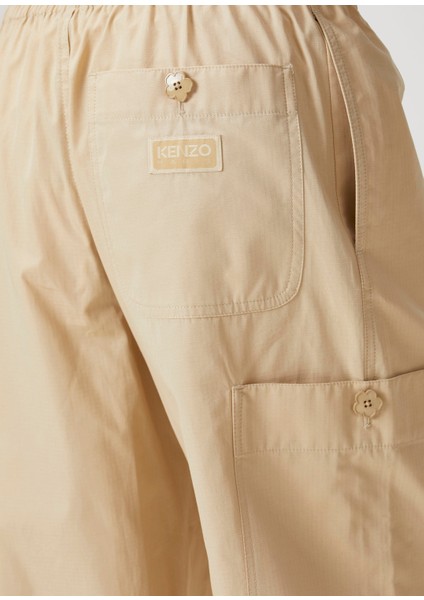 Bej Kargo Pantolon