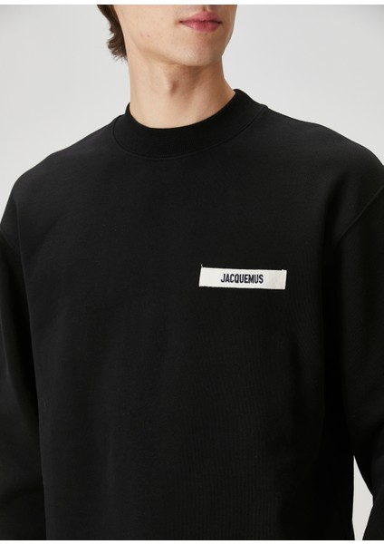 The Gros Grain Siyah Sweatshirt