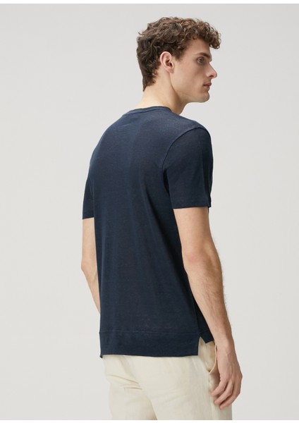 Lacivert Keten T-Shirt fırsatları