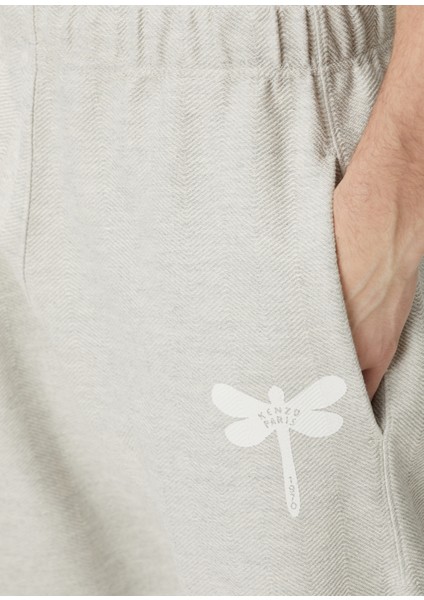 Straight Fit Dragonfly Açık Gri Eşofman Altı