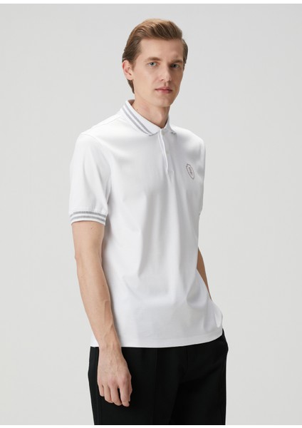 Beyaz Polo Yaka T-Shirt modelleri