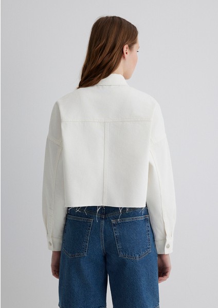Vivi 90LAR Beyaz Jean Gömlek 1210244-86440 fırsatları