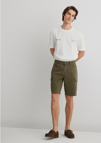 Haki Kargo Şort 0410287-80769 fiyatları