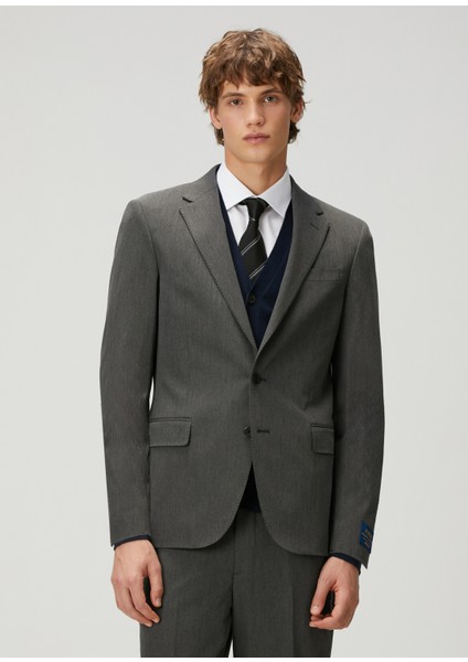 Modern Fit Antrasit Ceket