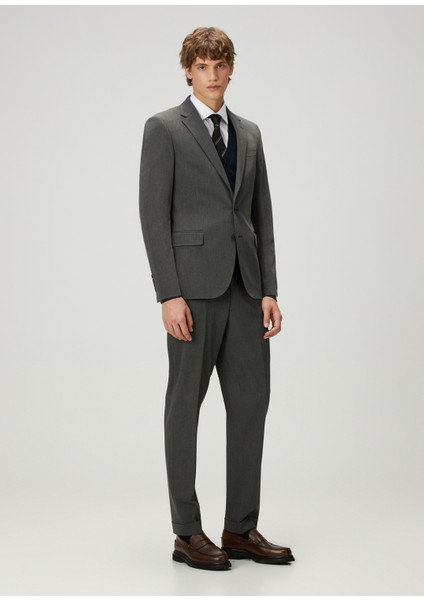 Modern Fit Antrasit Ceket