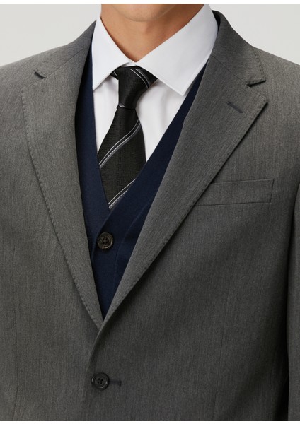 Modern Fit Antrasit Ceket