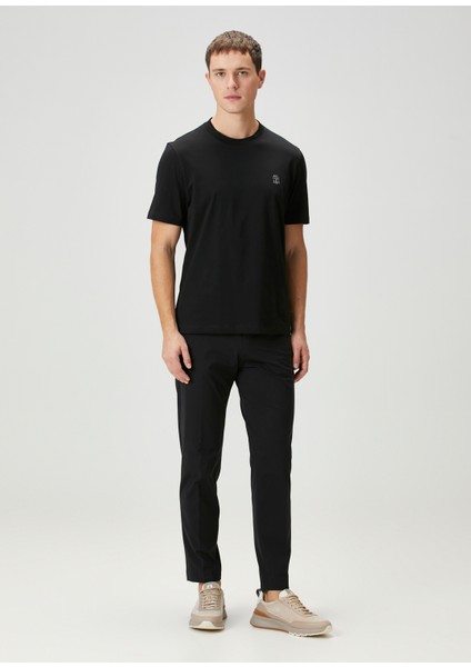 Siyah Logo Nakışlı T-Shirt fiyatları