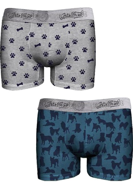Çok Renkli 2li Boxer