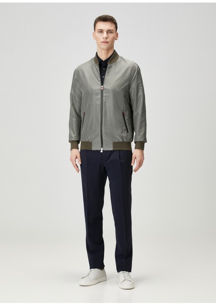 Koyu Yeşil Bomber Mont