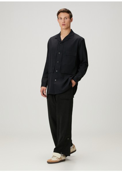 Siyah Twill Pantolon
