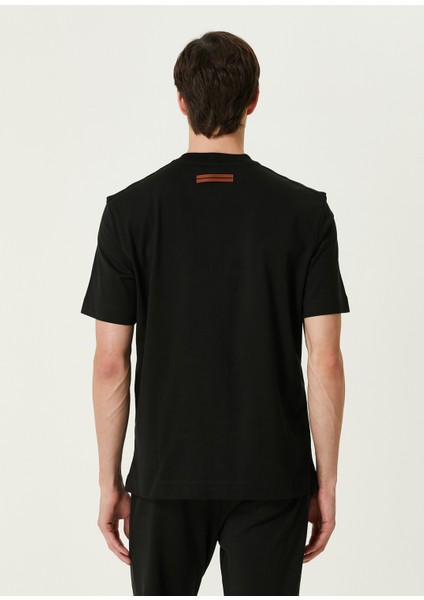 Siyah Logo Baskılı T-Shirt fırsatları