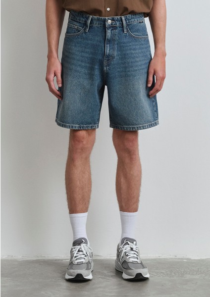 Houston Street Indigo Mavisi Jean Şort 0410672-89805 modelleri