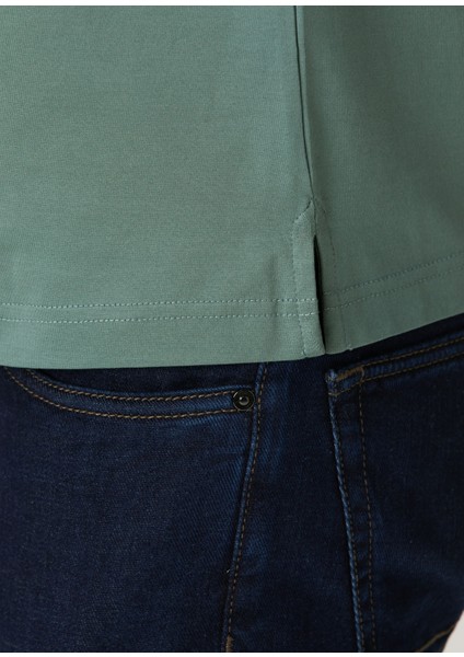 Açık Yeşil Basic T-Shirt