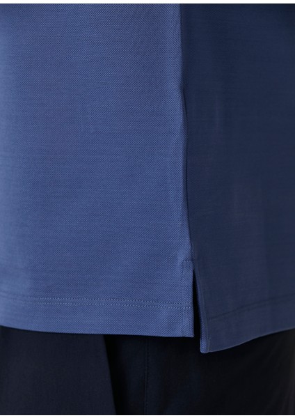 Koyu Mavi Polo Yaka T-Shirt