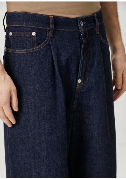 Buggy Fit Mavi Jean Pantolon