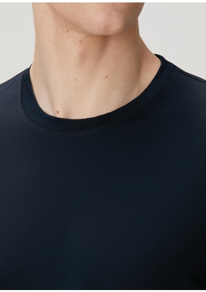 Lacivert Logo Nakışlı T-Shirt indirimleri