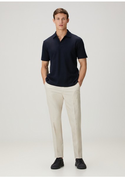 Bej Formal Pantolon