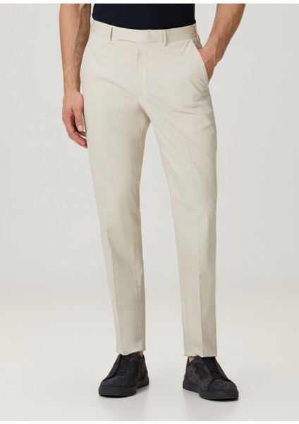 Bej Formal Pantolon