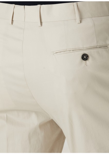 Bej Formal Pantolon