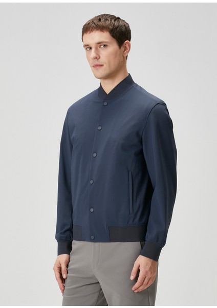 Murphy Koyu Lacivert Bomber Mont modelleri