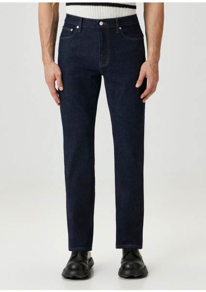 Lacivert Jean Pantolon