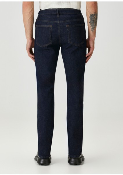 Lacivert Jean Pantolon