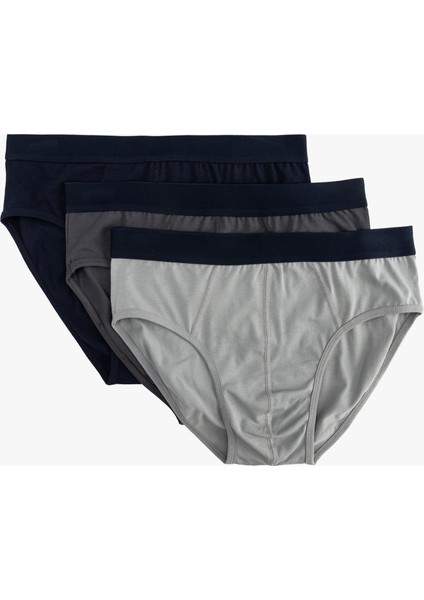 Yeni Sezon Pamuklu 3'lü Slip Boxer Seti