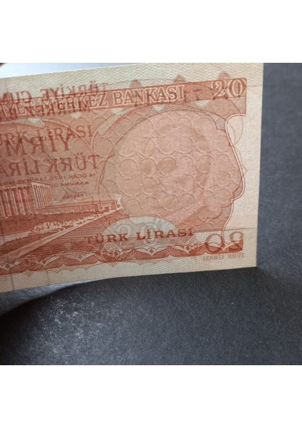 399636856BDC21EDAD 6.emisyon 4.tertip 20TÜRK Lirası Çt/ççt I77 710017 Kağıt Para