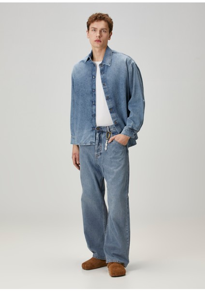 Keanu Mavi Denim Gömlek