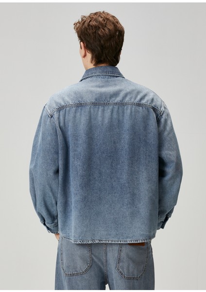 Keanu Mavi Denim Gömlek