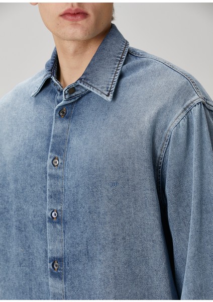 Keanu Mavi Denim Gömlek