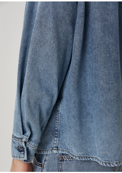 Keanu Mavi Denim Gömlek