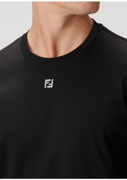 Siyah Logo Detaylı Uzun Kollu T-Shirt indirimleri