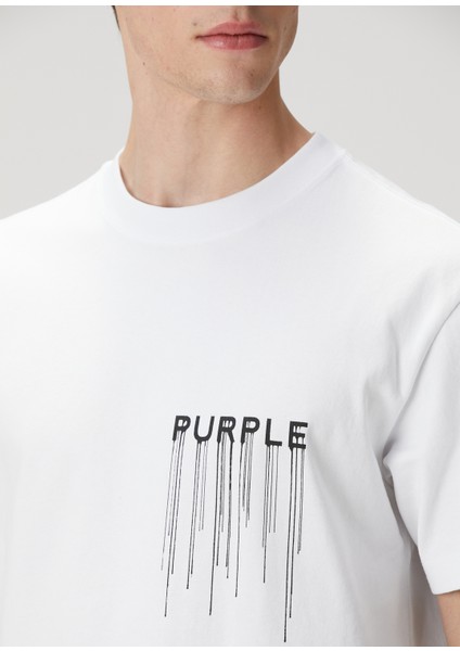 Beyaz Logo Detaylı T-Shirt indirimleri