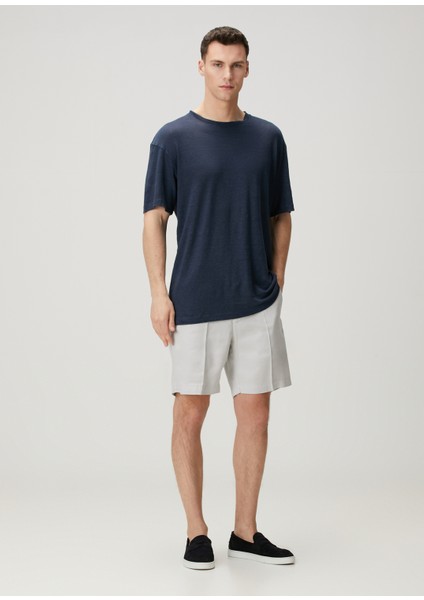 Lacivert Keten T-Shirt fiyatları