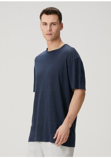 Lacivert Keten T-Shirt modelleri