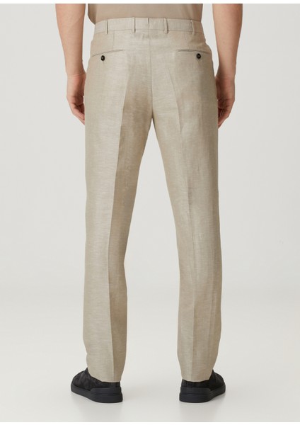 Bej Yün Formal Pantolon