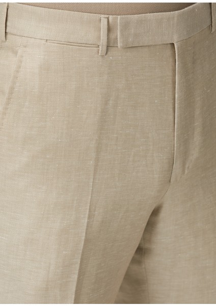 Bej Yün Formal Pantolon