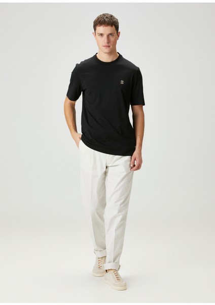 Siyah Logo Nakışlı T-Shirt fiyatları