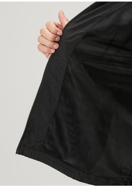 Relaxed Fit Siyah Mont
