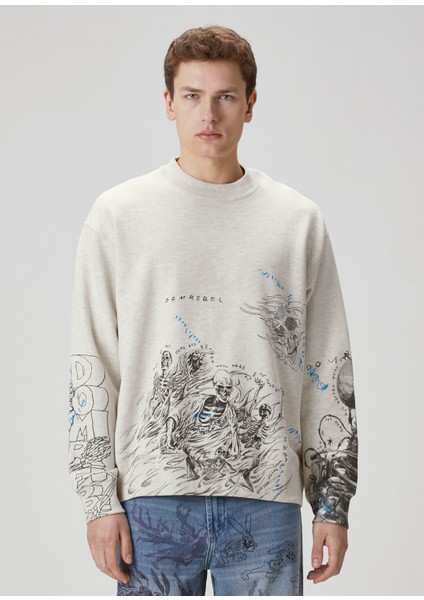 Bones Gri Sweatshirt