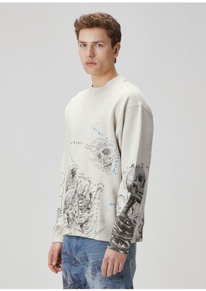Bones Gri Sweatshirt
