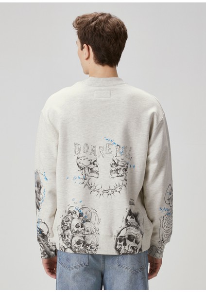 Bones Gri Sweatshirt