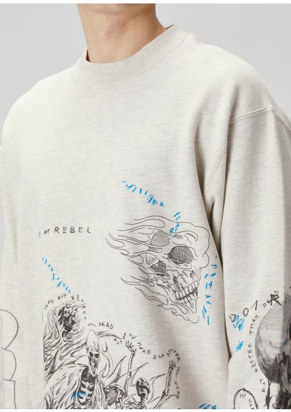 Bones Gri Sweatshirt