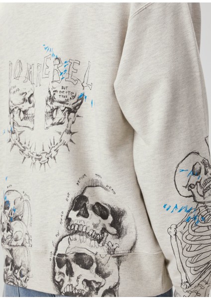 Bones Gri Sweatshirt